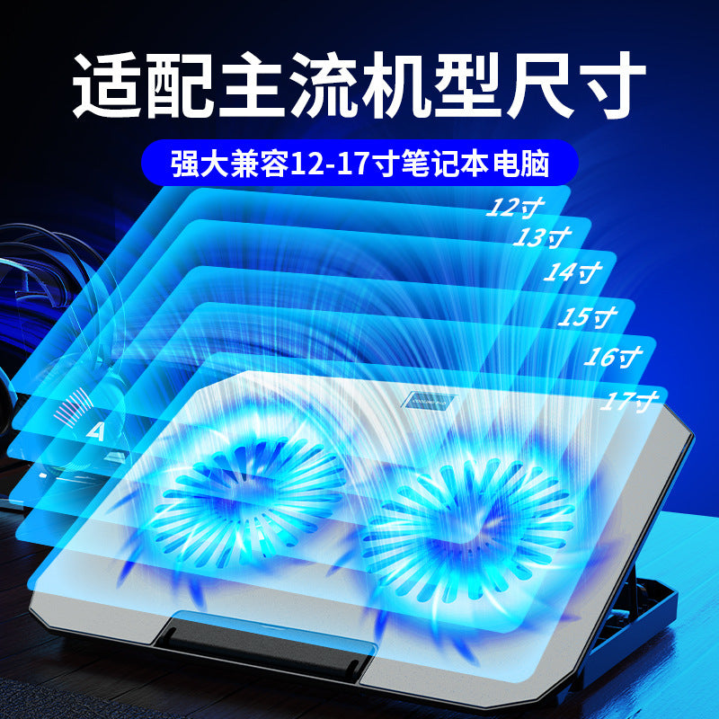Acestek N22 laptop radiator 14 inch heat dissipation base frame aluminum alloy silent fan bracket