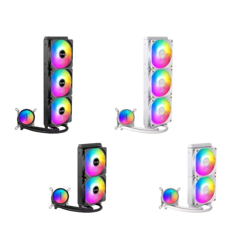 Teucer Fengshen Af-S240/Af-S360 Integrated Cpu Water Cooling Radiator Pwm Temperature Control 1700