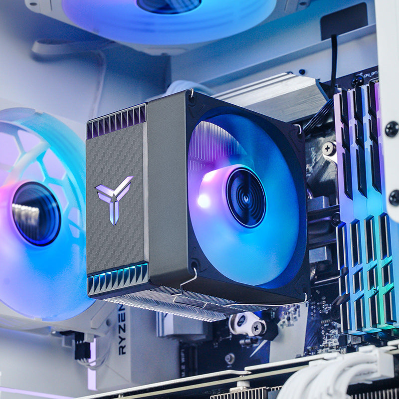 Qiao Sibo CR1400 EVO computer CPU cooler ARGB fan white desktop CR1000 tower air-cooled