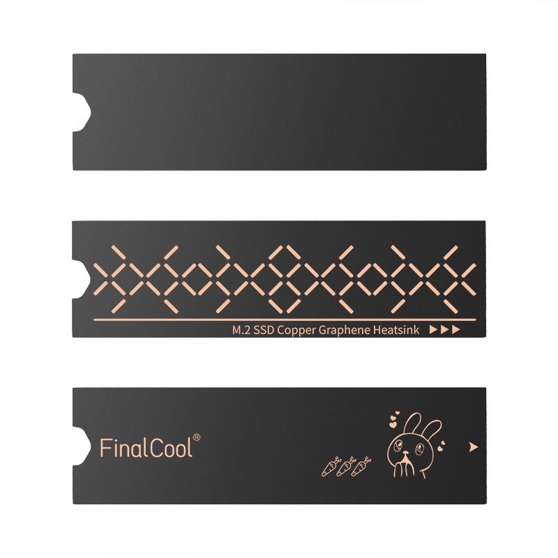 Hanche M.2 2280 Solid State Drive NVMe SSD Hard Drive Graphene Copper Foil Heat Dissipation Paste Lightweight Thermal Conductive Sheet